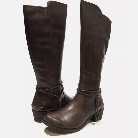 UGG Shoes - Brand New UGG Cierra Distressed Riding Brown Boots Size 7